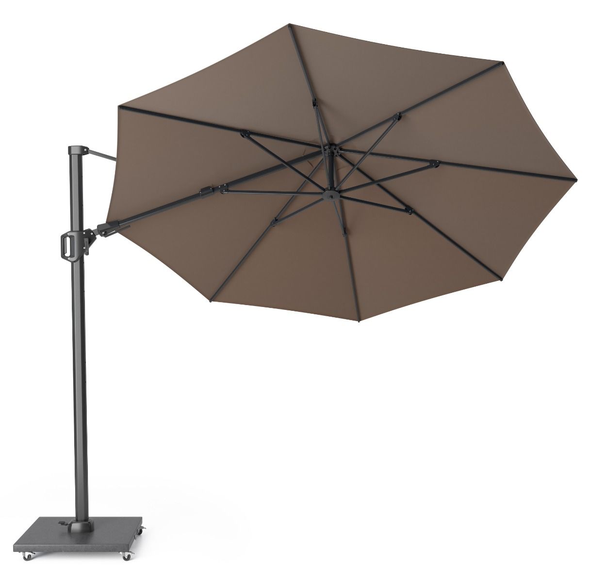Platinum Challenger zweefparasol 3.5m T2 premium (excl. voet) havana
