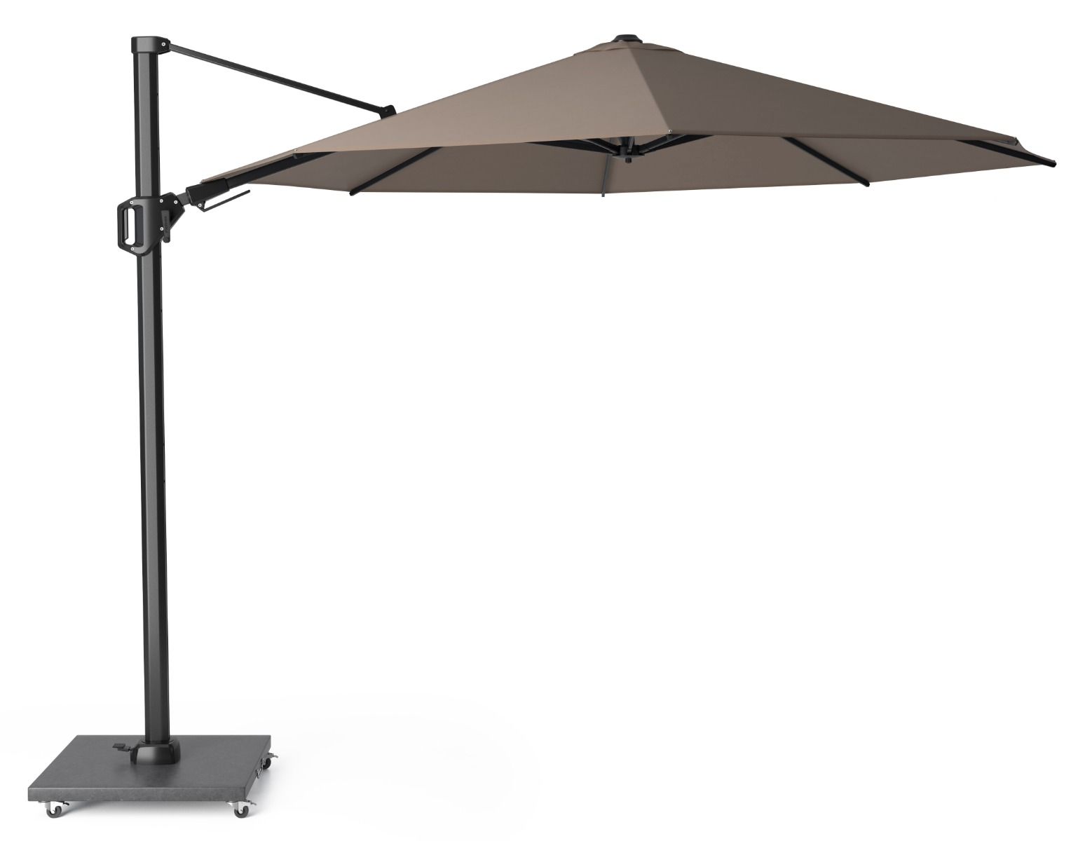 Platinum Challenger zweefparasol 3.5m T2 premium (excl. voet) havana