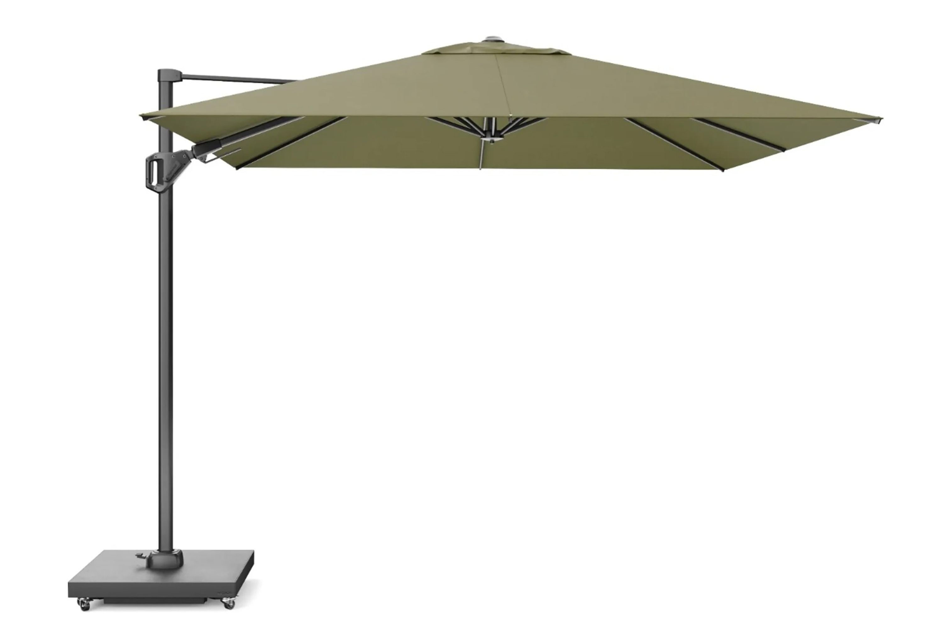 Platinum Challenger zweefparasol 3x3m T2 premium (excl.voet) lush green
