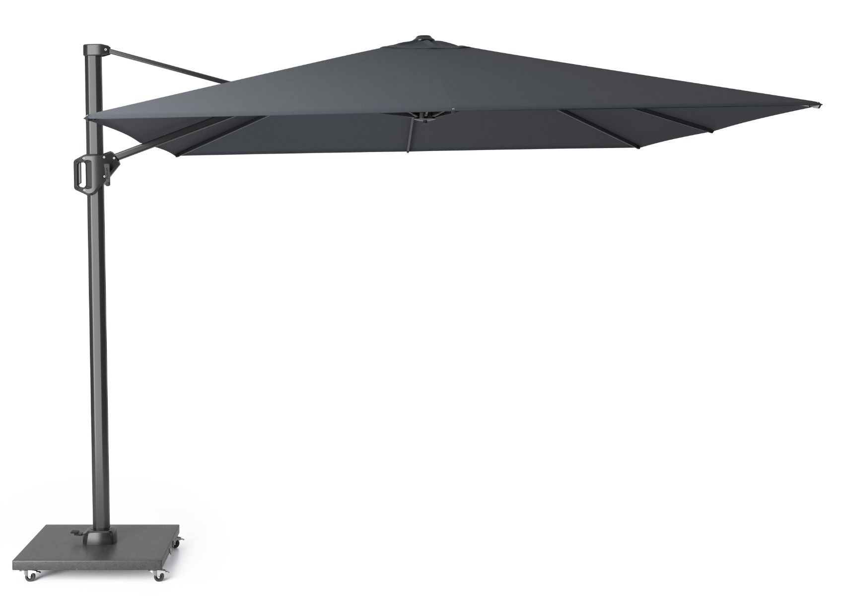 Platinum Challenger zweefparasol 3x3m T1  antracite