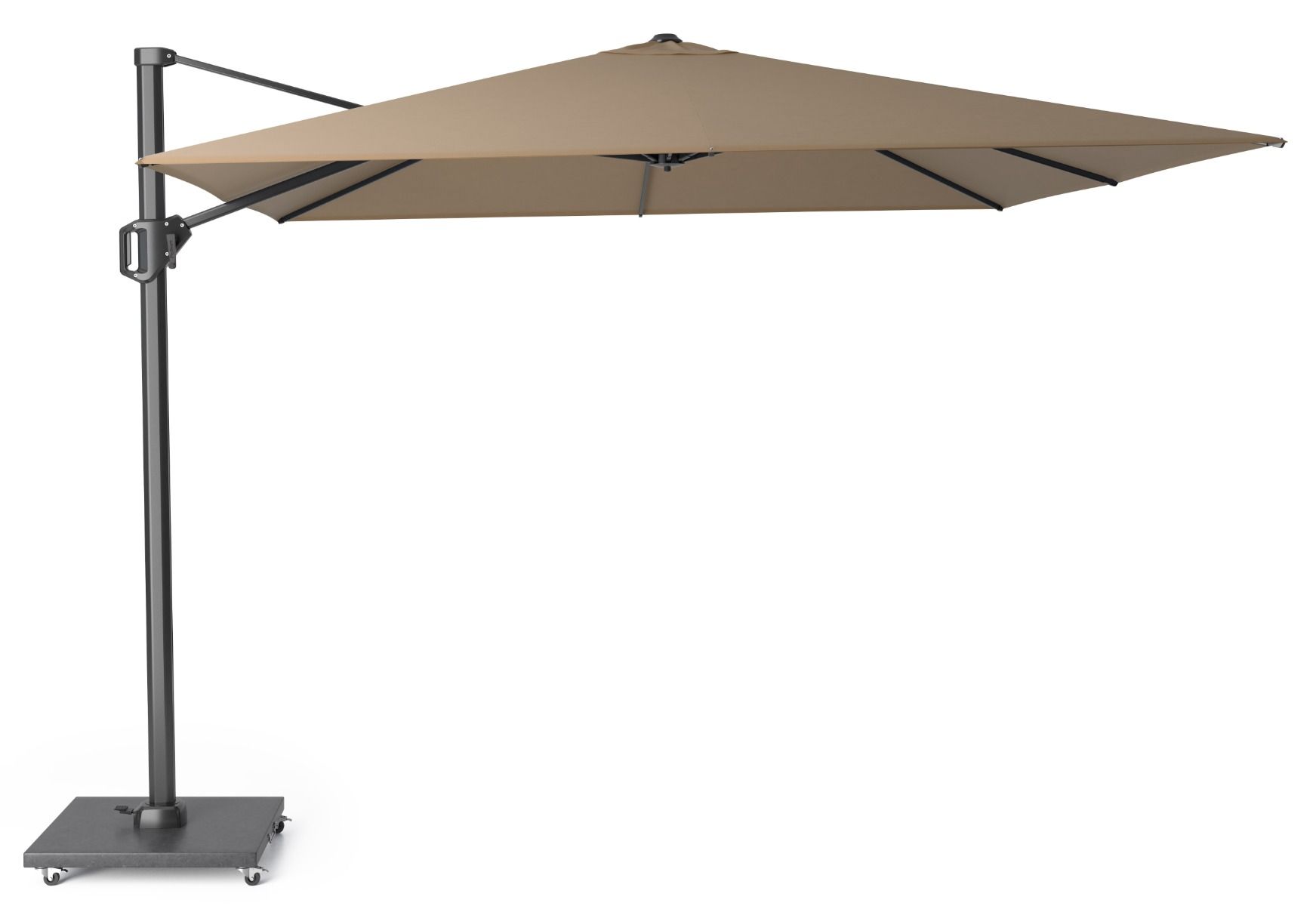 Platinum Challenger zweefparasol 3x3m T1 (excl. voet) taupe