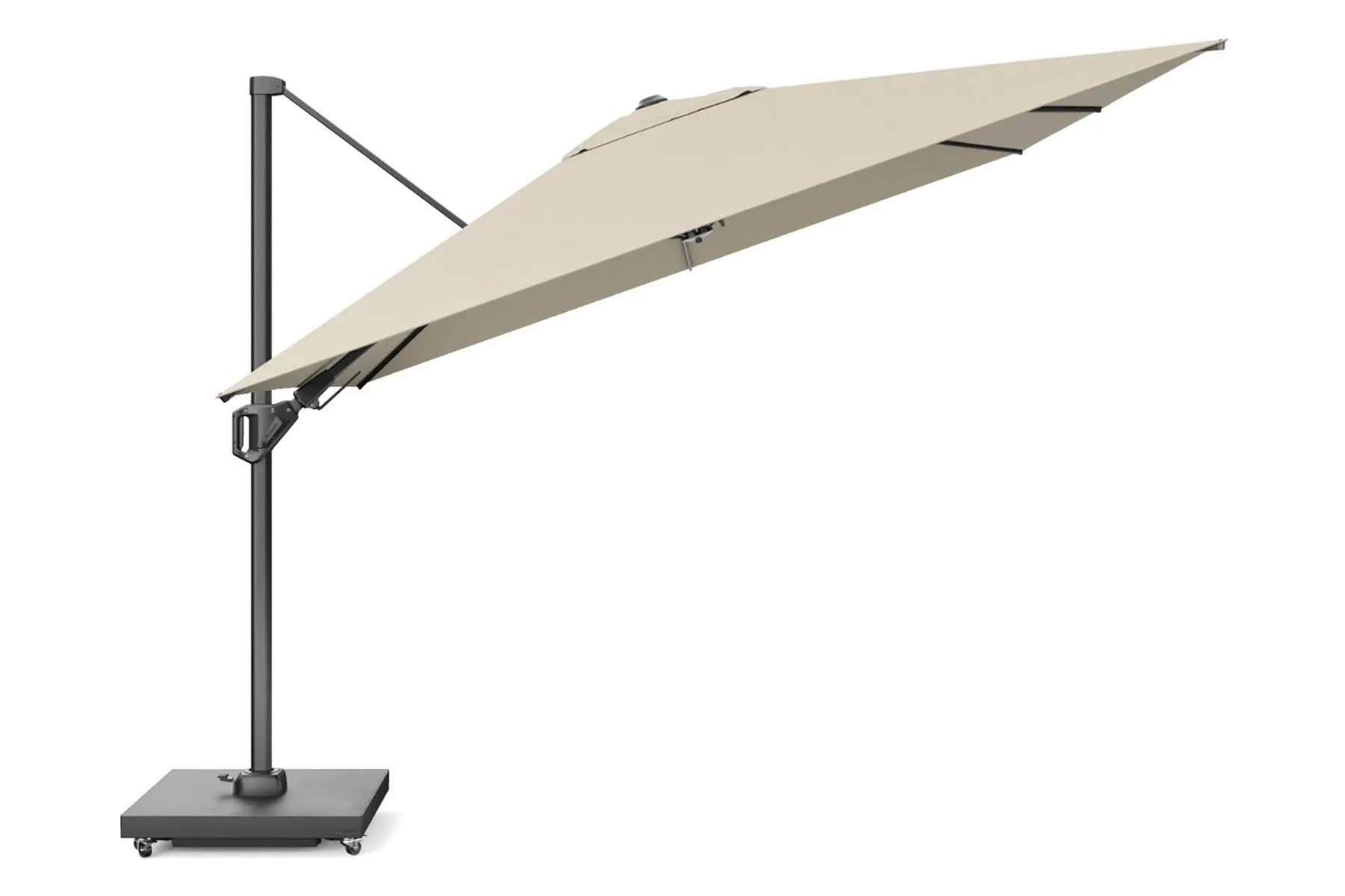 Platinum Challenger zweefparasol 4x3m T1 (excl. voet) champagne