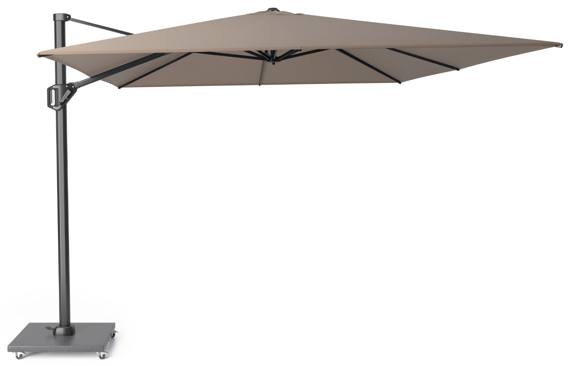 Platinum Challenger zweefparasol 4x3m  T1 (excl voet) havana thumbnail