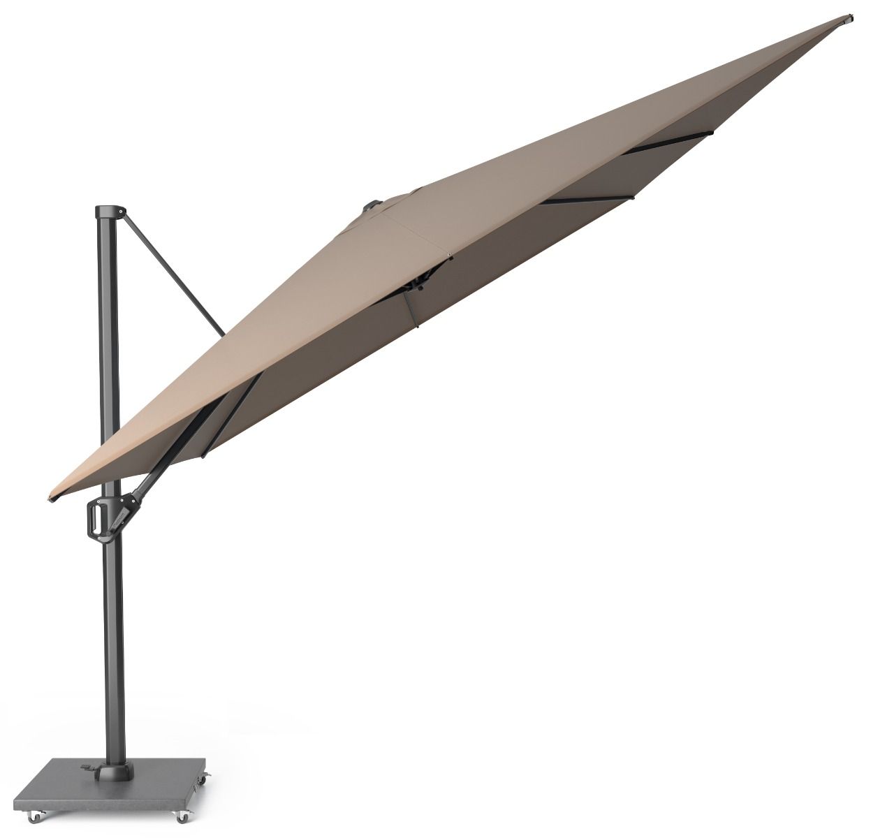 Platinum Challenger zweefparasol 4x3m  T1 (excl voet) havana