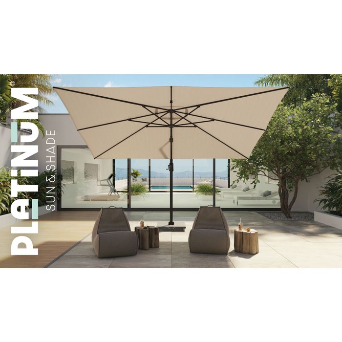 Platinum Challenger zweefparasol 4x3m T1 (excl. voet)