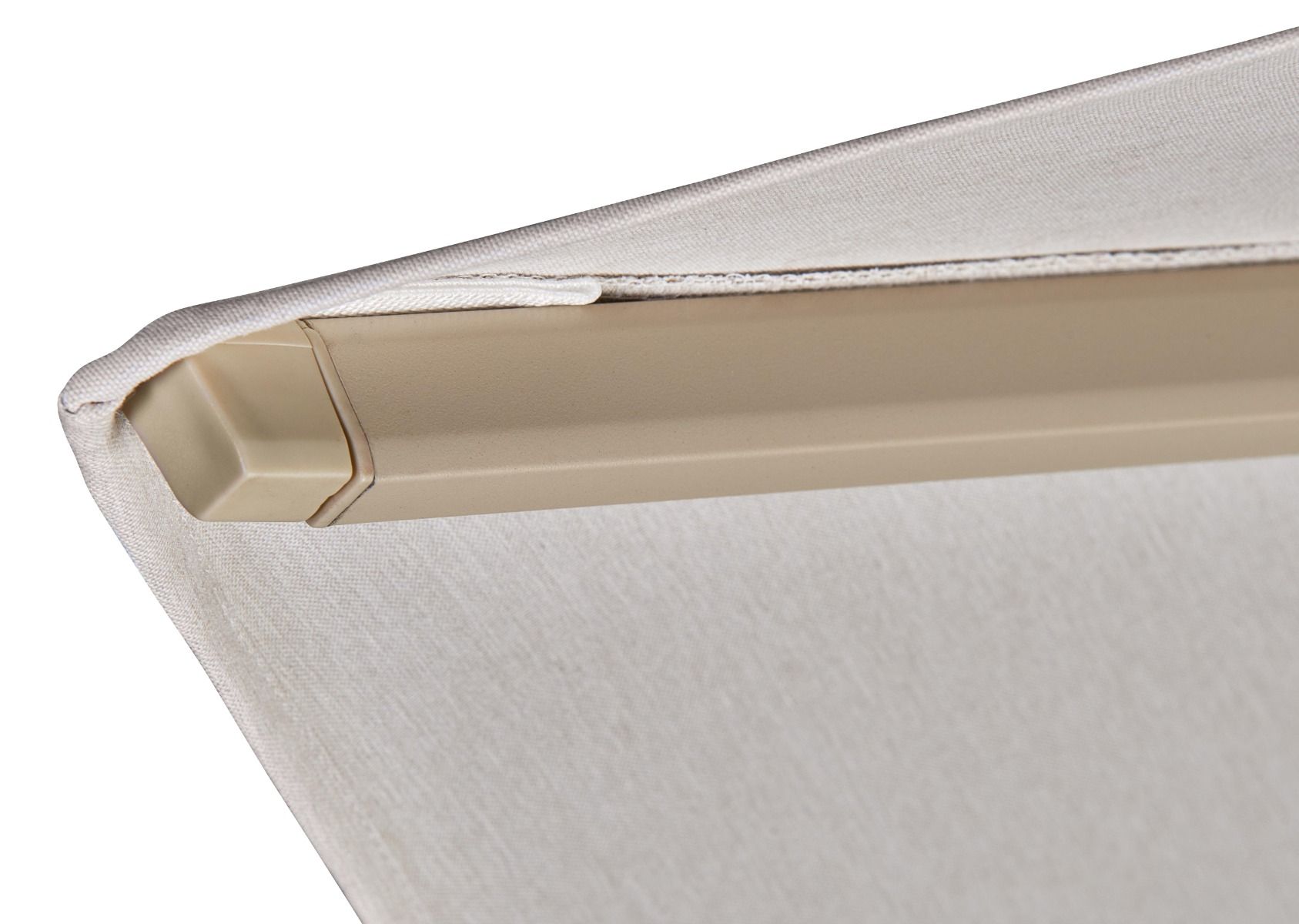 Platinum Challenger zweefparasol 4x3m T2 premium (excl. voet) sand frame/champagne