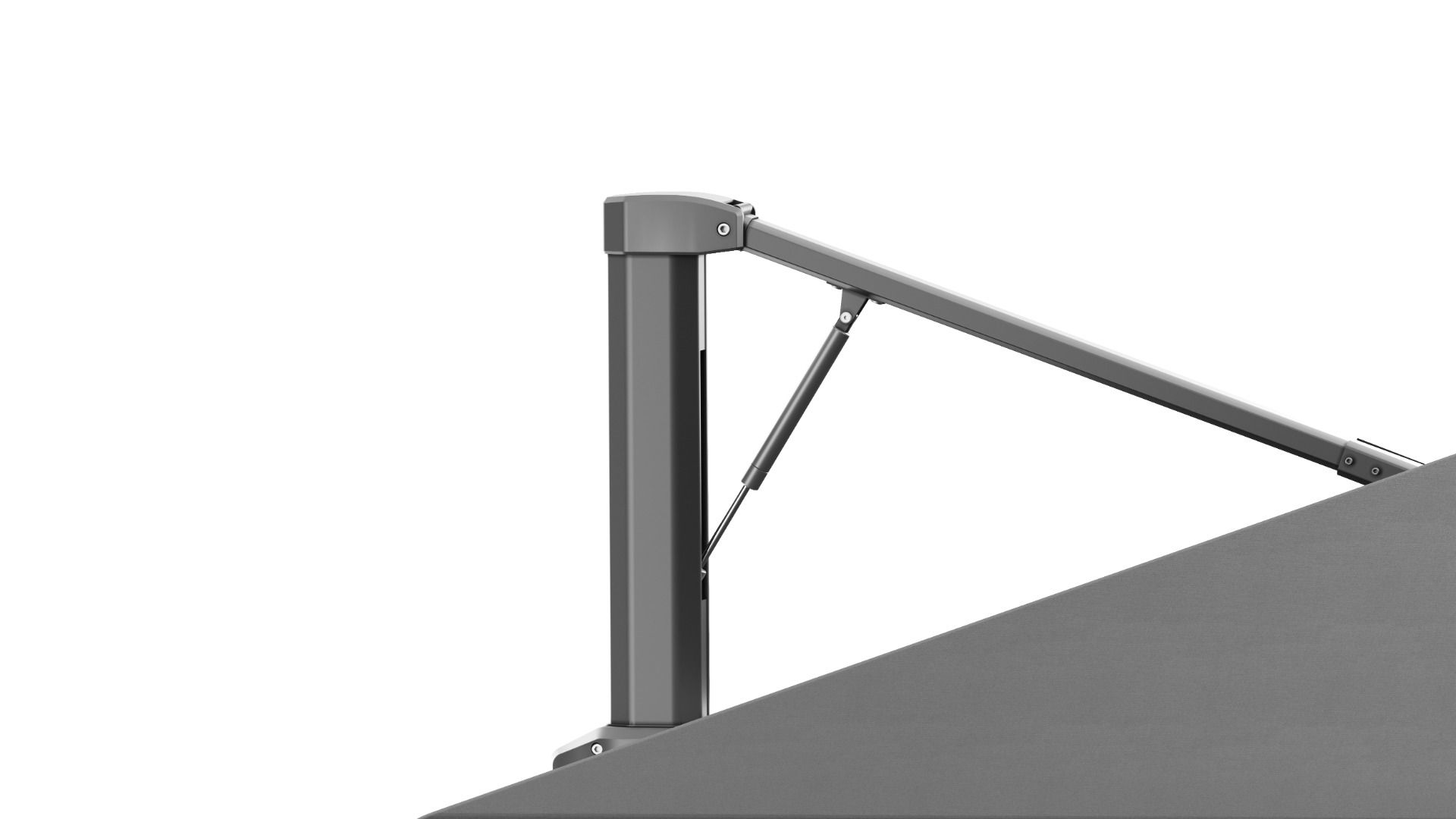 Platinum Beaufort premium zweefparasol 3.2 x3.2 m (excl.voet) thumbnail