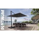 Platinum Beaufort premium zweefparasol 3.2x3.2m (excl.voet) thumbnail