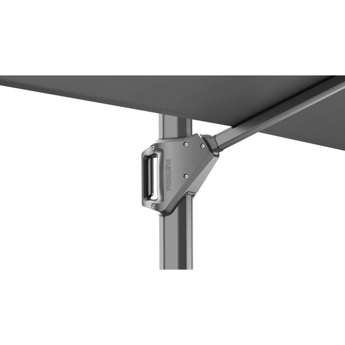 Platinum Beaufort premium zweefparasol 3.2x3.2m (excl.voet)