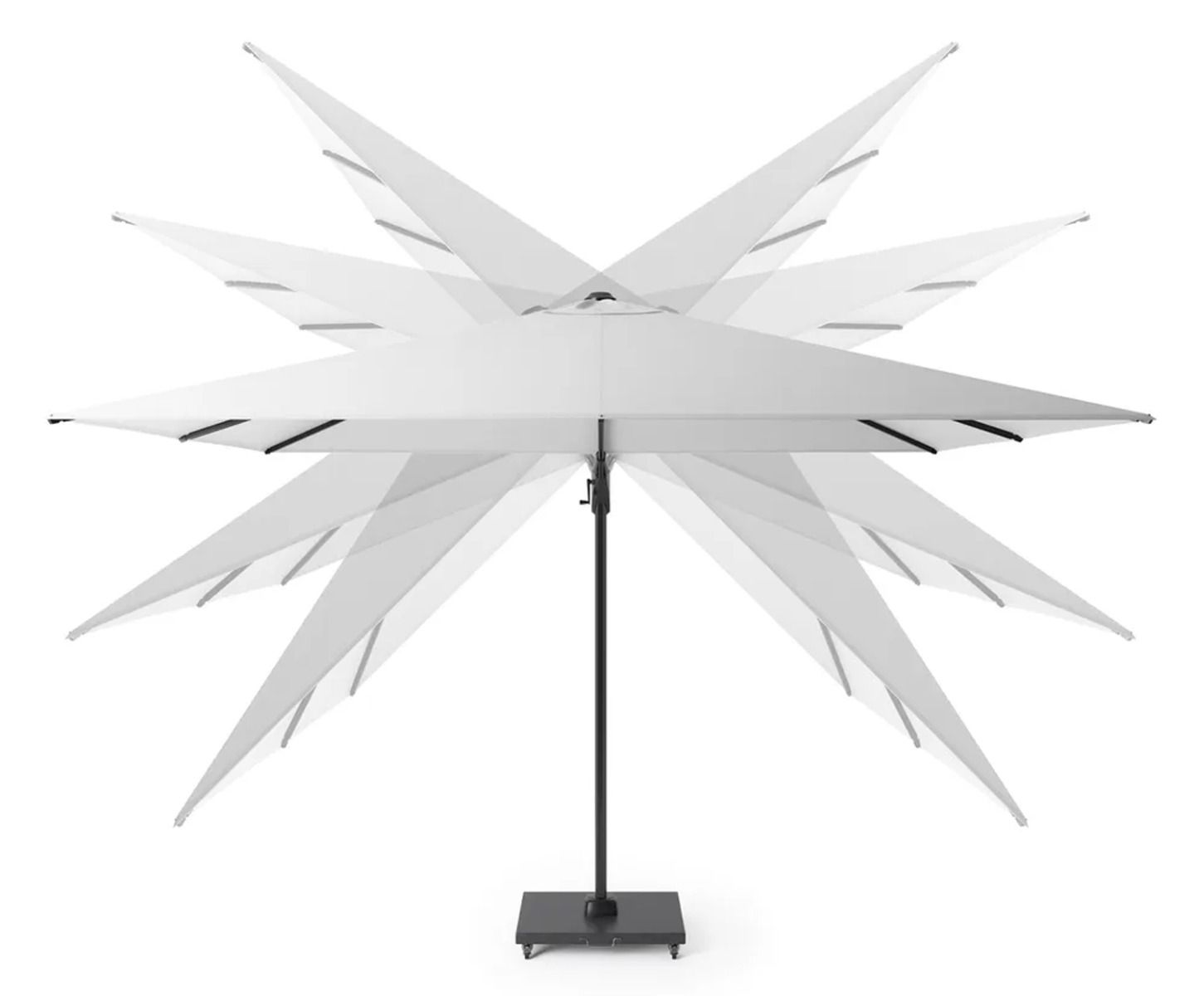 Platinum Challenger zweefparasol 3x3m T2 premium champagne