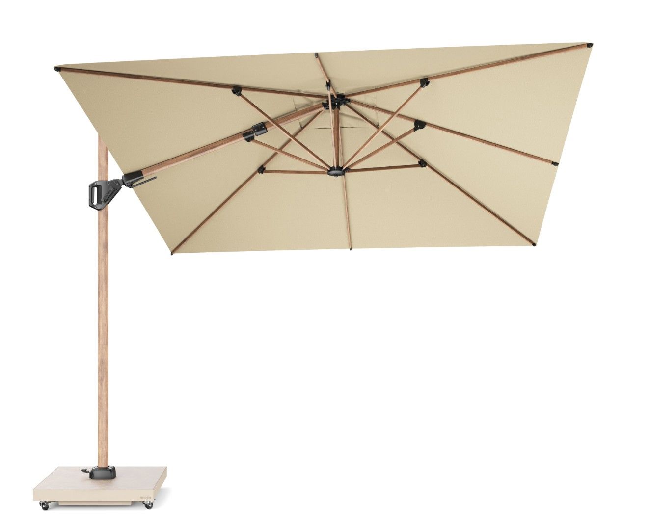 Platinum Challenger zweefparasol 3x3m T2 premium champagne thumbnail