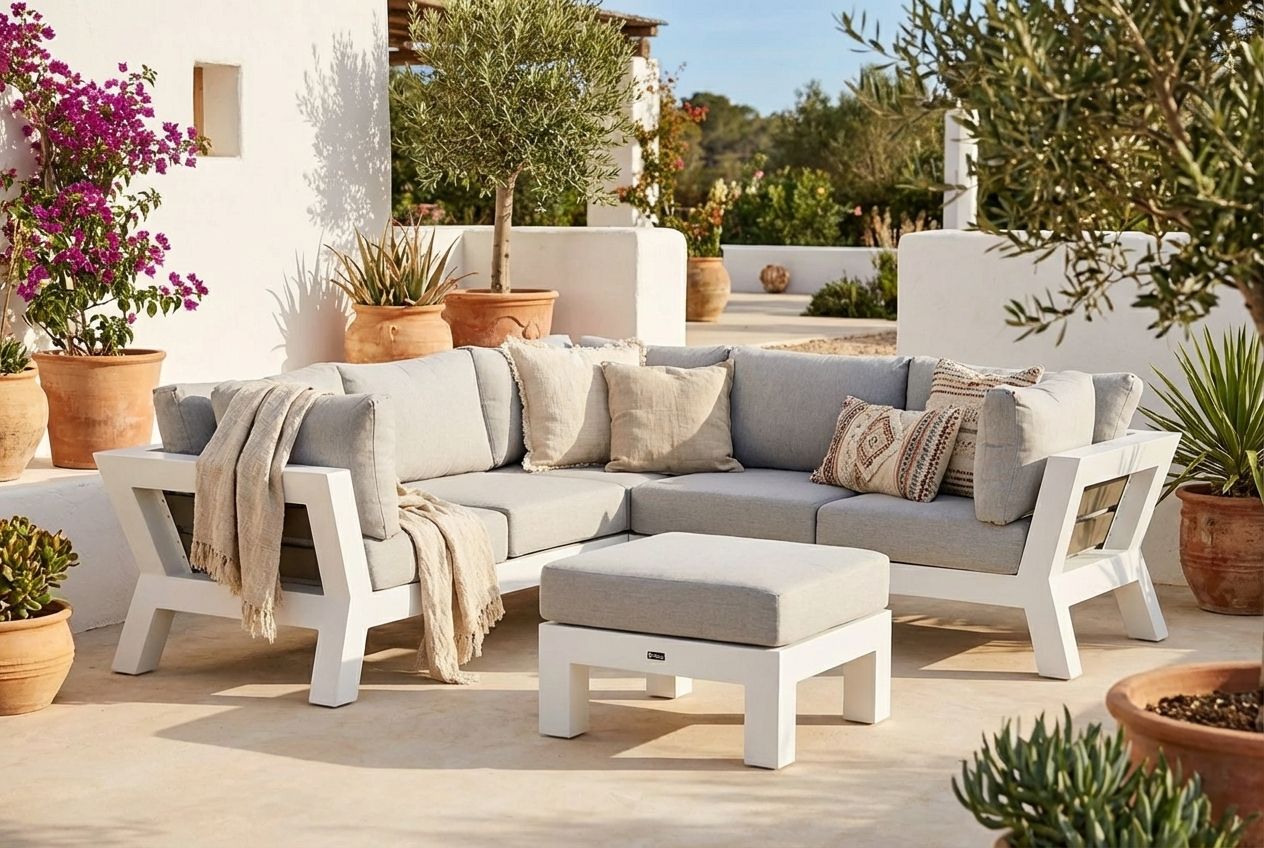 Santika Yovita hoek loungeset 4-delig