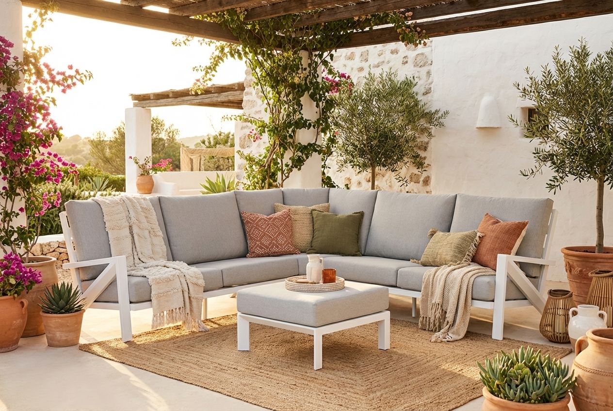 Santika Cinta hoek loungeset 4-delig