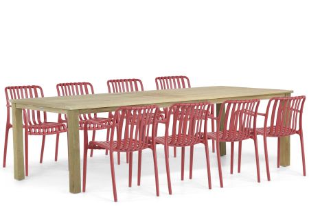 Domani Vento/Weston 300 cm dining tuinset 9-delig