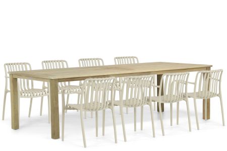 Domani Vento/Weston 300 cm dining tuinset 9-delig