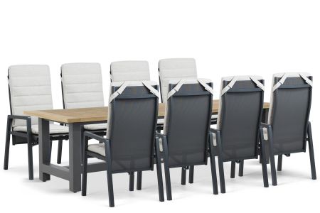 Lifestyle Vivaro/San Francisco 300x100 cm dining tuinset 9-delig