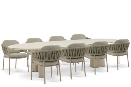 4 Seasons Outdoor Calma/Weave 300x120 cm dining tuinset 9-delig