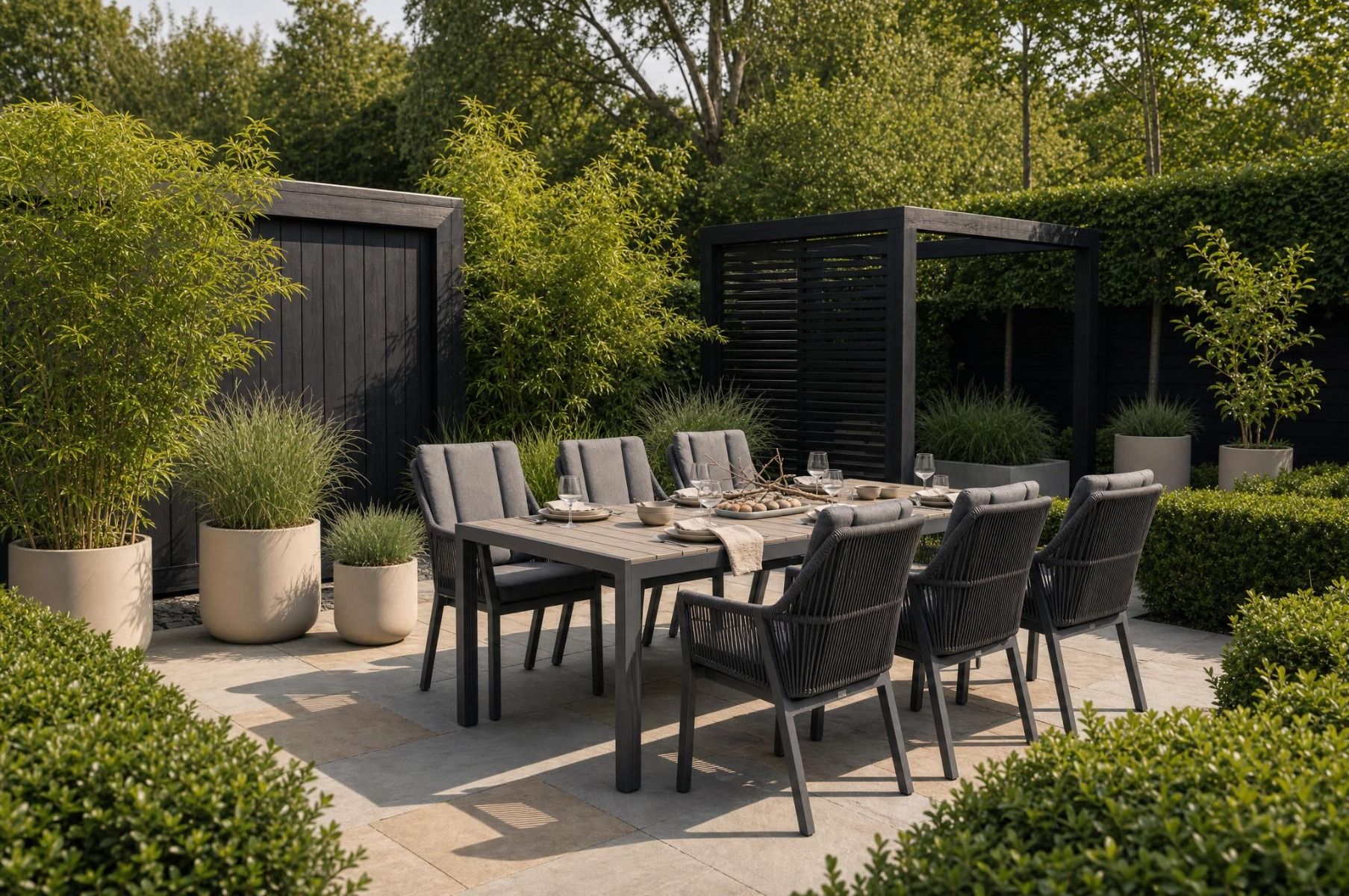 Lifestyle Verona/Young 217 cm dining tuinset 7-delig