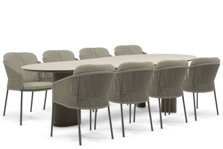 4 Seasons Outdoor Florence/Weave 300x120 cm dining tuinset 9-delig