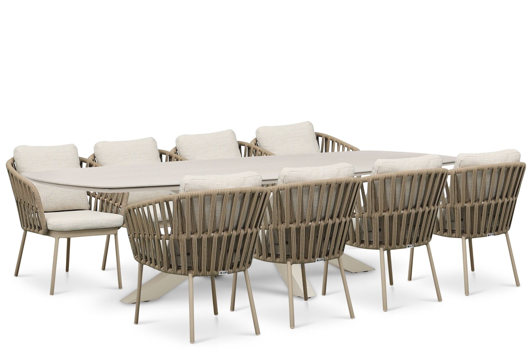 Coco Elara/Voyage 300x120 cm dining tuinset 9-delig