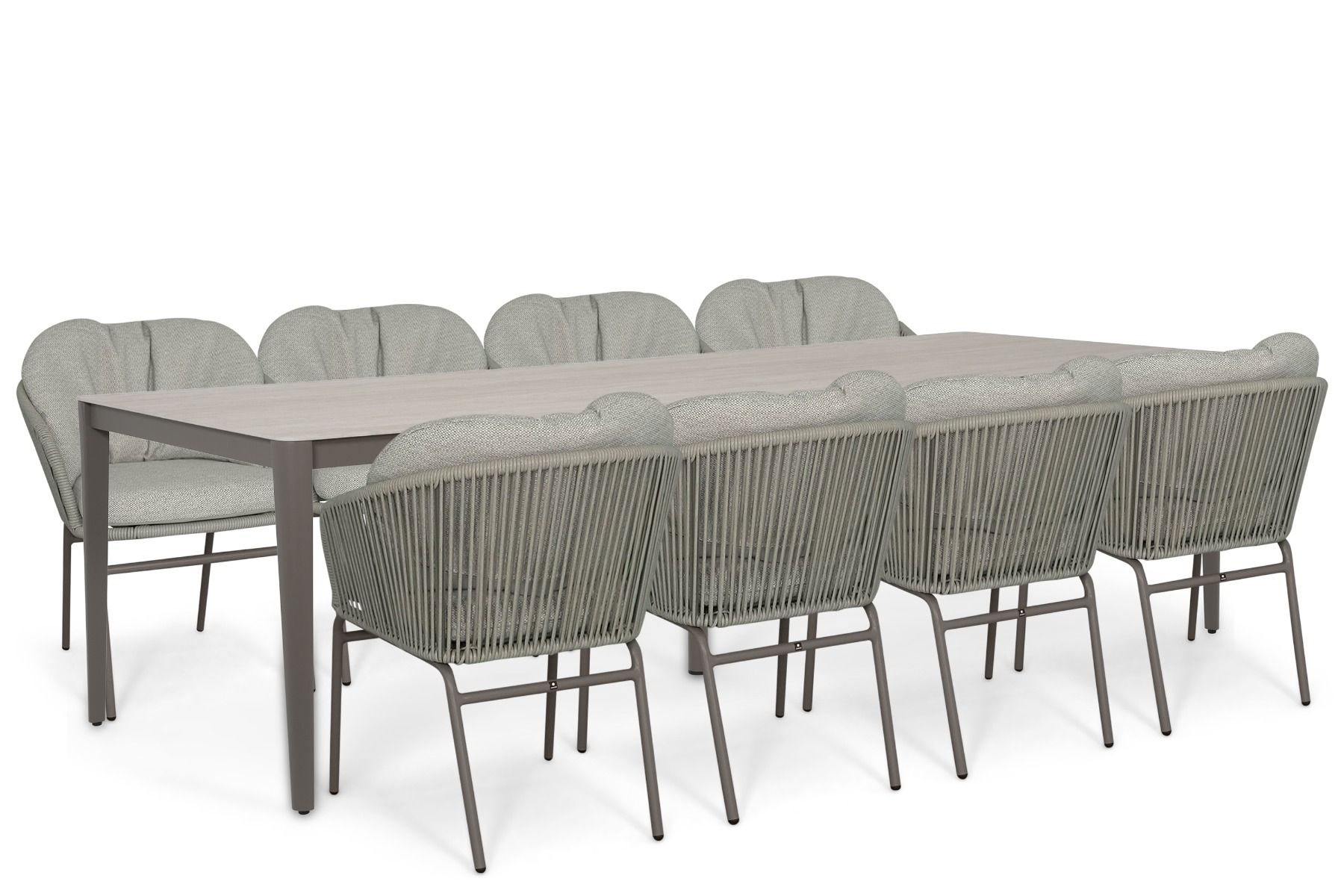 Coco Livo/Livo 280x100 cm dining tuinset 9-delig