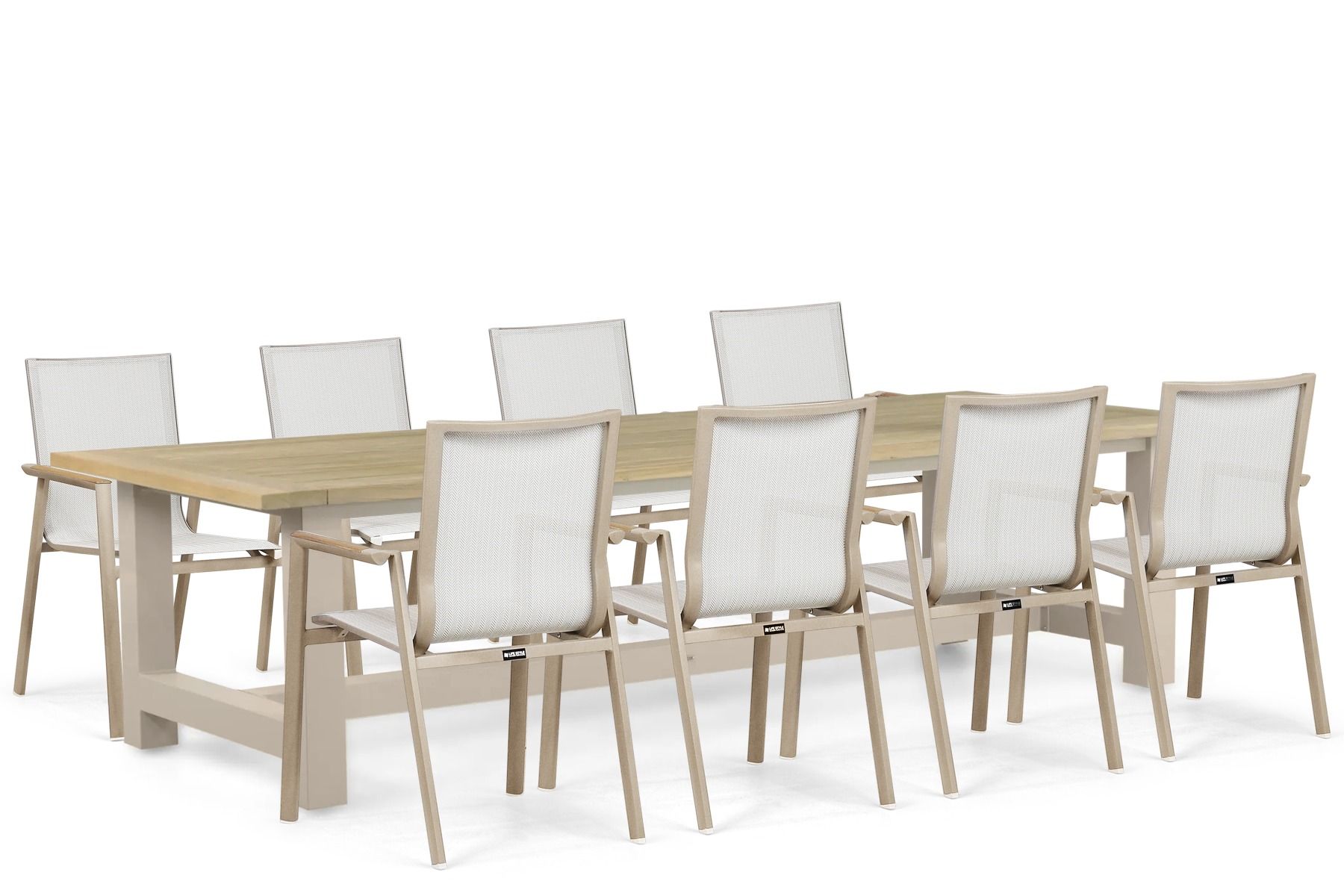 Lifestyle Fiora/San Francisco 300x100 cm dining tuinset 9-delig