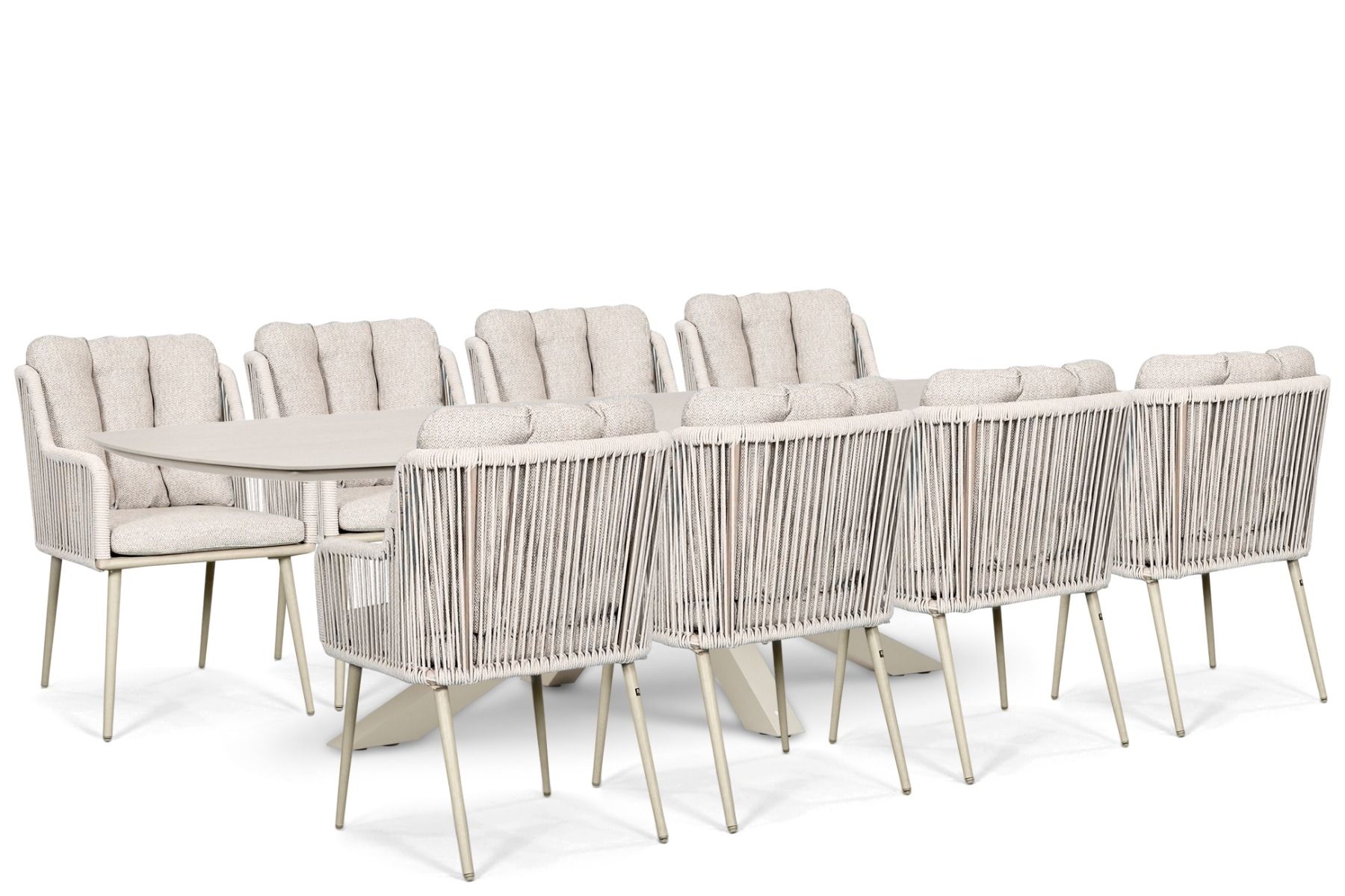 Lifestyle Tivoli/Voyage 300x120 cm dining tuinset 9-delig