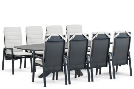 Lifestyle Vivaro/Voyage 300x120 cm dining tuinset 9-delig