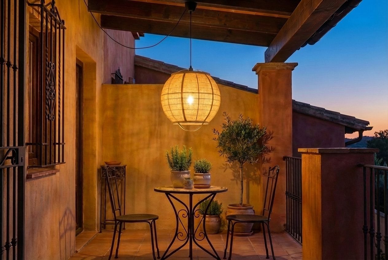 Oosterse hanglamp bruin 58 cm - Pascal