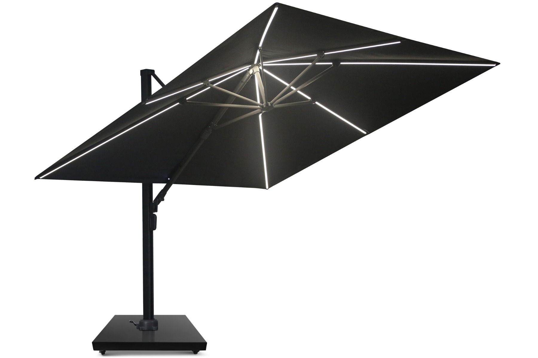 Camello Luna LED zweefparasol 3x3m S2 Excellent (excl. voet) thumbnail