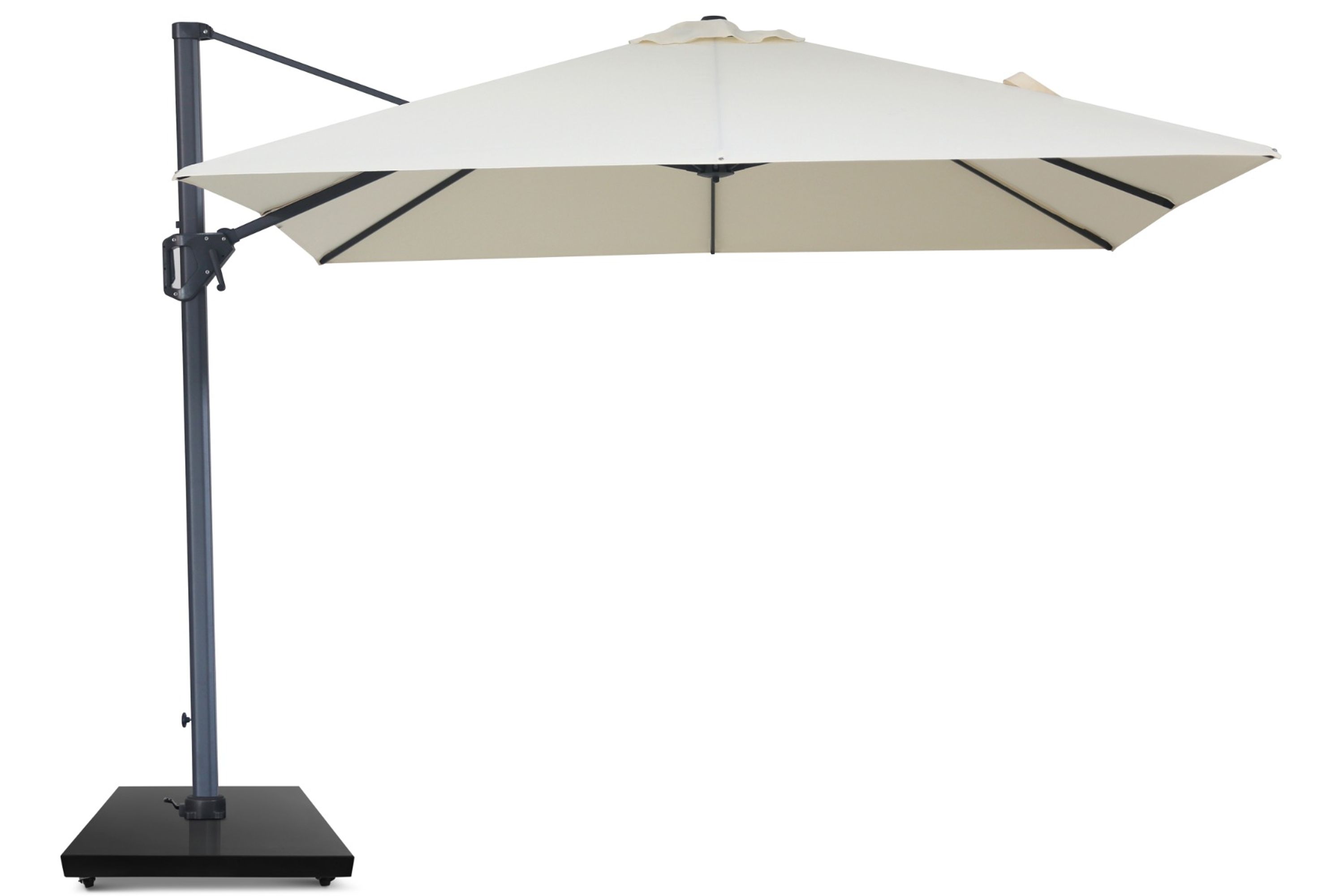 Camello Diego zweefparasol 3x3m S1 (excl. voet)