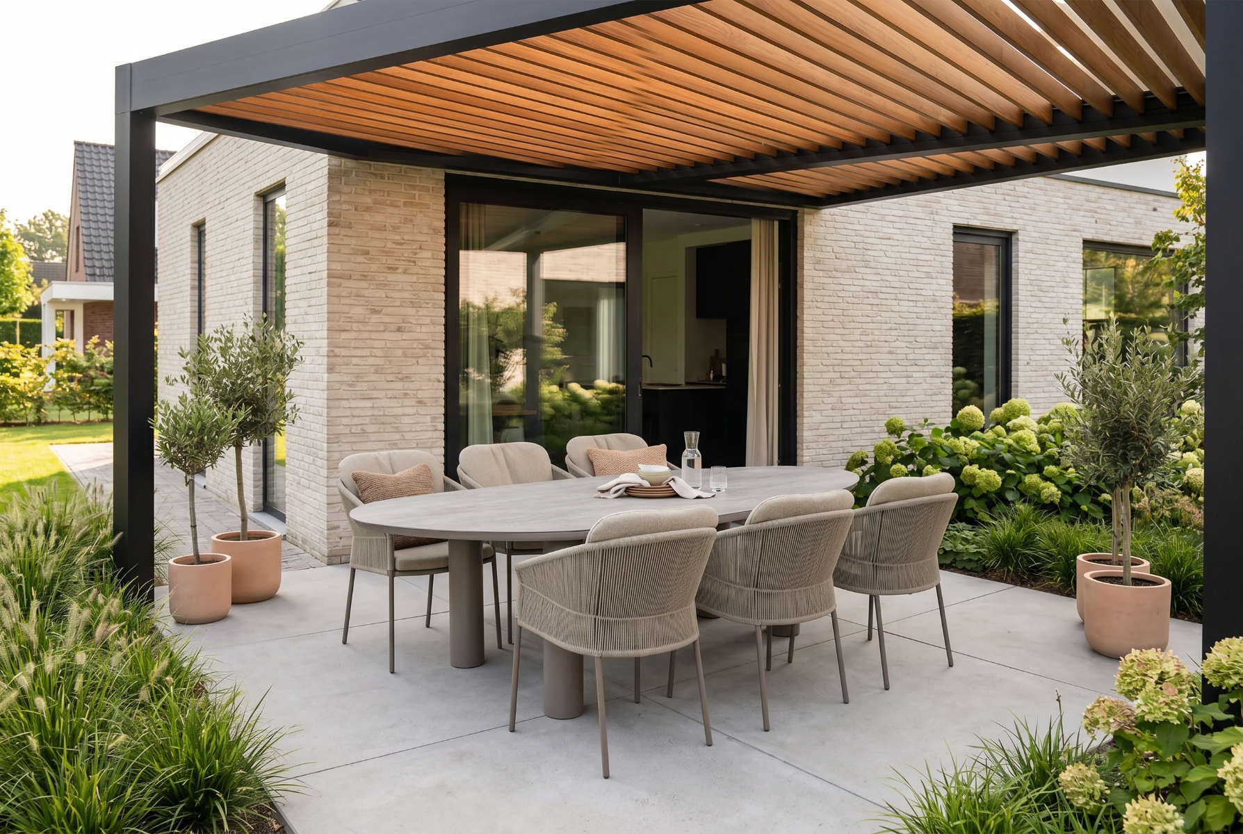 4 Seasons Outdoor Florence/Guave 240x120 cm dining tuinset 7-delig