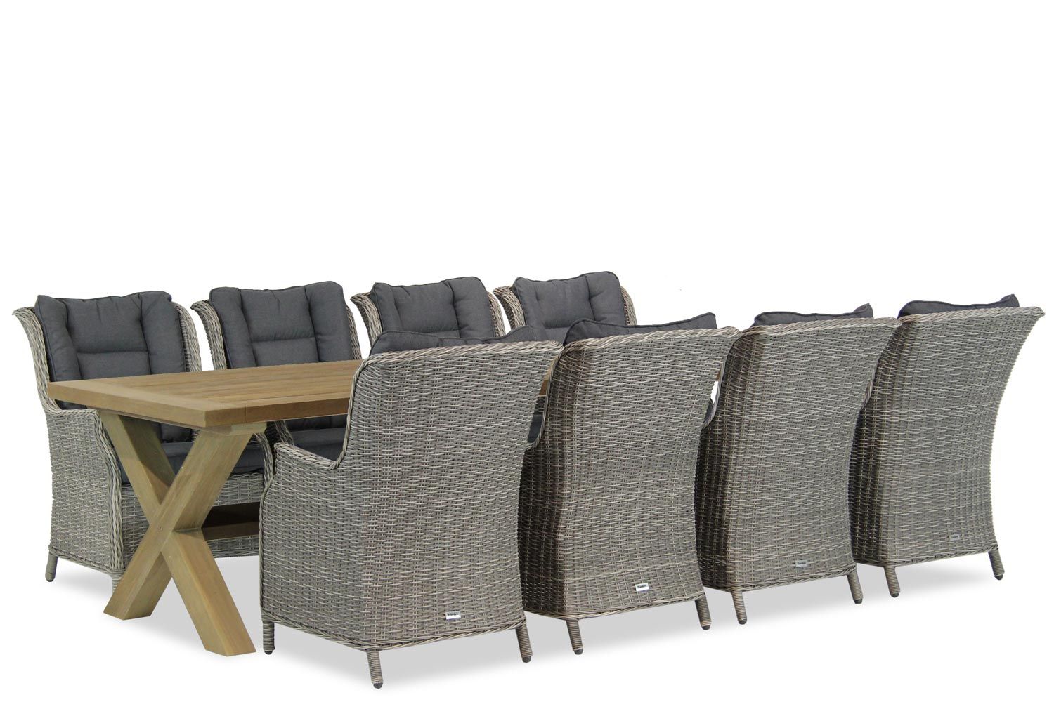 Garden Collections Aberdeen/Oregon 300 cm dining tuinset 9-delig thumbnail