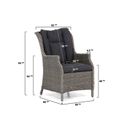 Garden Collections Aberdeen/Lazio 260 cm dining tuinset 7-delig thumbnail