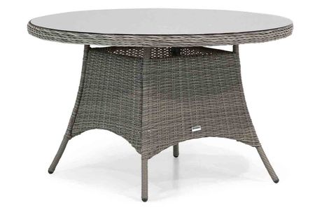 Garden Collections Aberdeen dining tuintafel 120 cm (glazen blad)