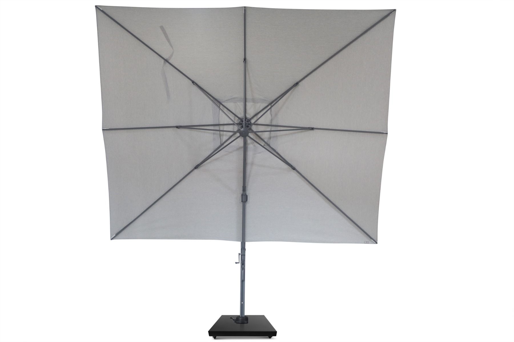 Camello Luna zweefparasol 3x3.5m S2 Excellent (incl. voet + hoes)