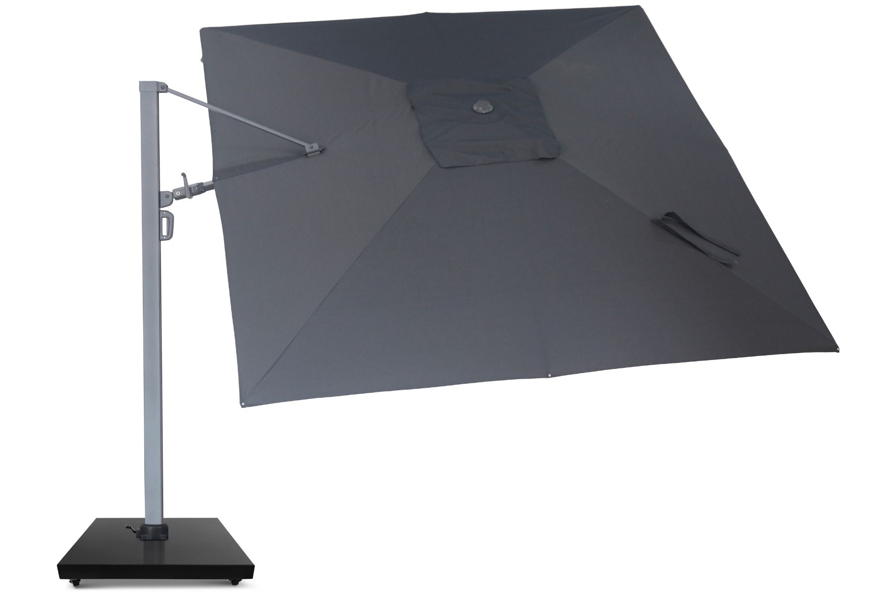 Camello Luna zweefparasol 3x3.5m S2 Excellent (incl. voet + hoes)