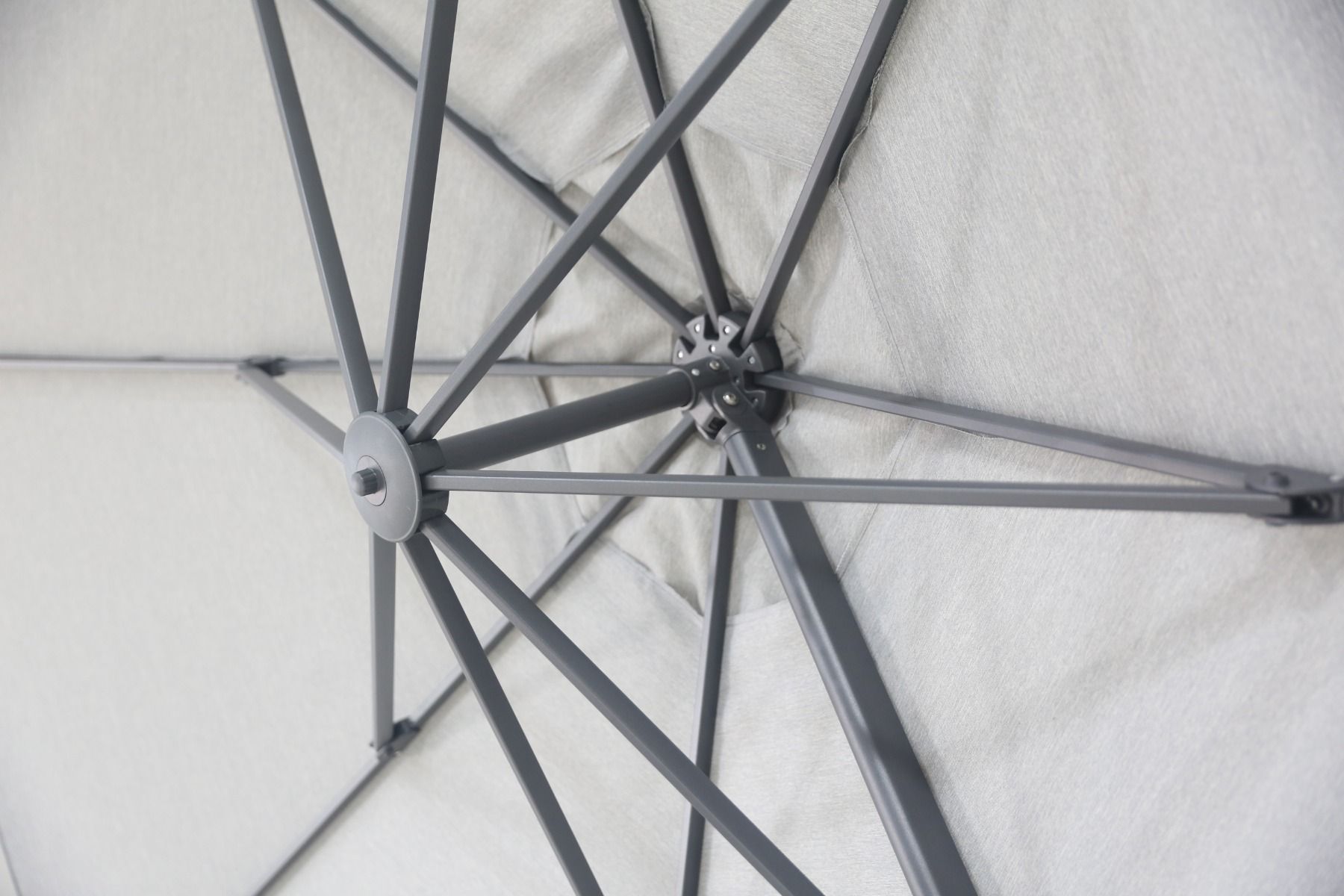 Camello Luna zweefparasol 3.5m S2 Excellent (incl. voet + hoes)