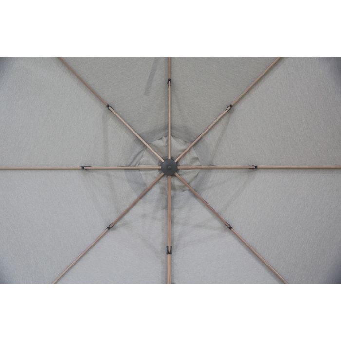 Camello Luna zweefparasol 3.5m S2 Excellent (incl. voet + hoes)