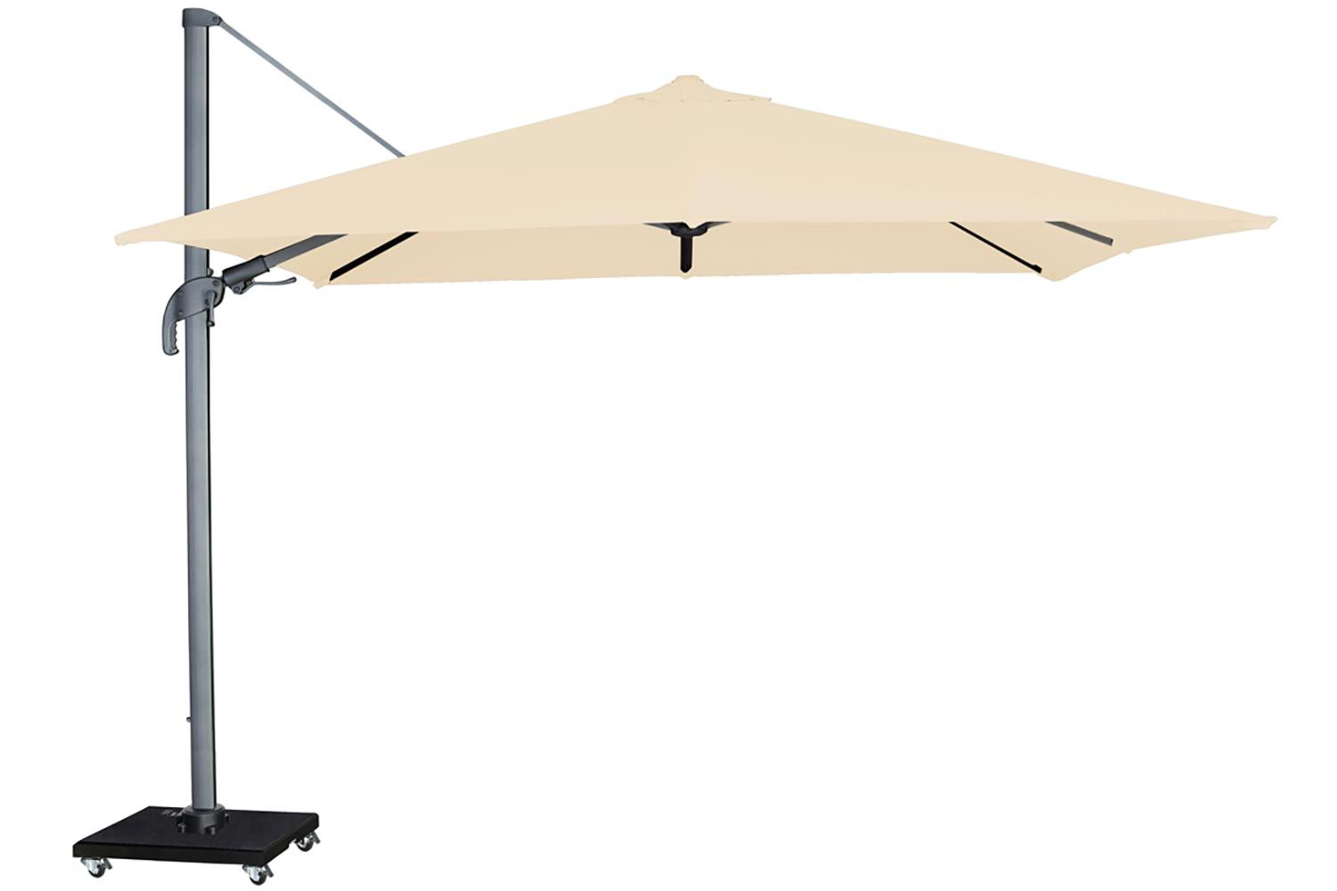 Garden Collections Alegria zweefparasol 300 cm x 300 cm white thumbnail