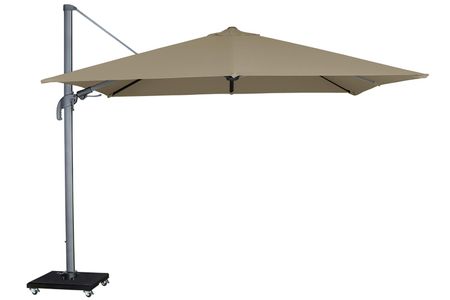 Garden Collections Alegria zweefparasol 300 cm x 300 cm taupe