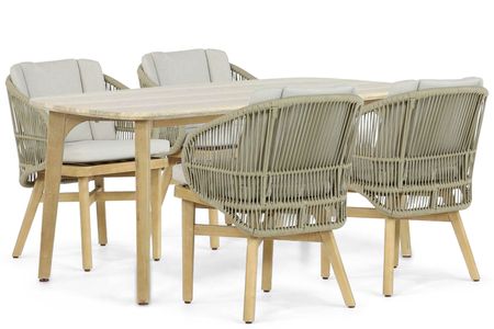 Coco Almeria/Almeria 170 cm dining tuinset 5-delig