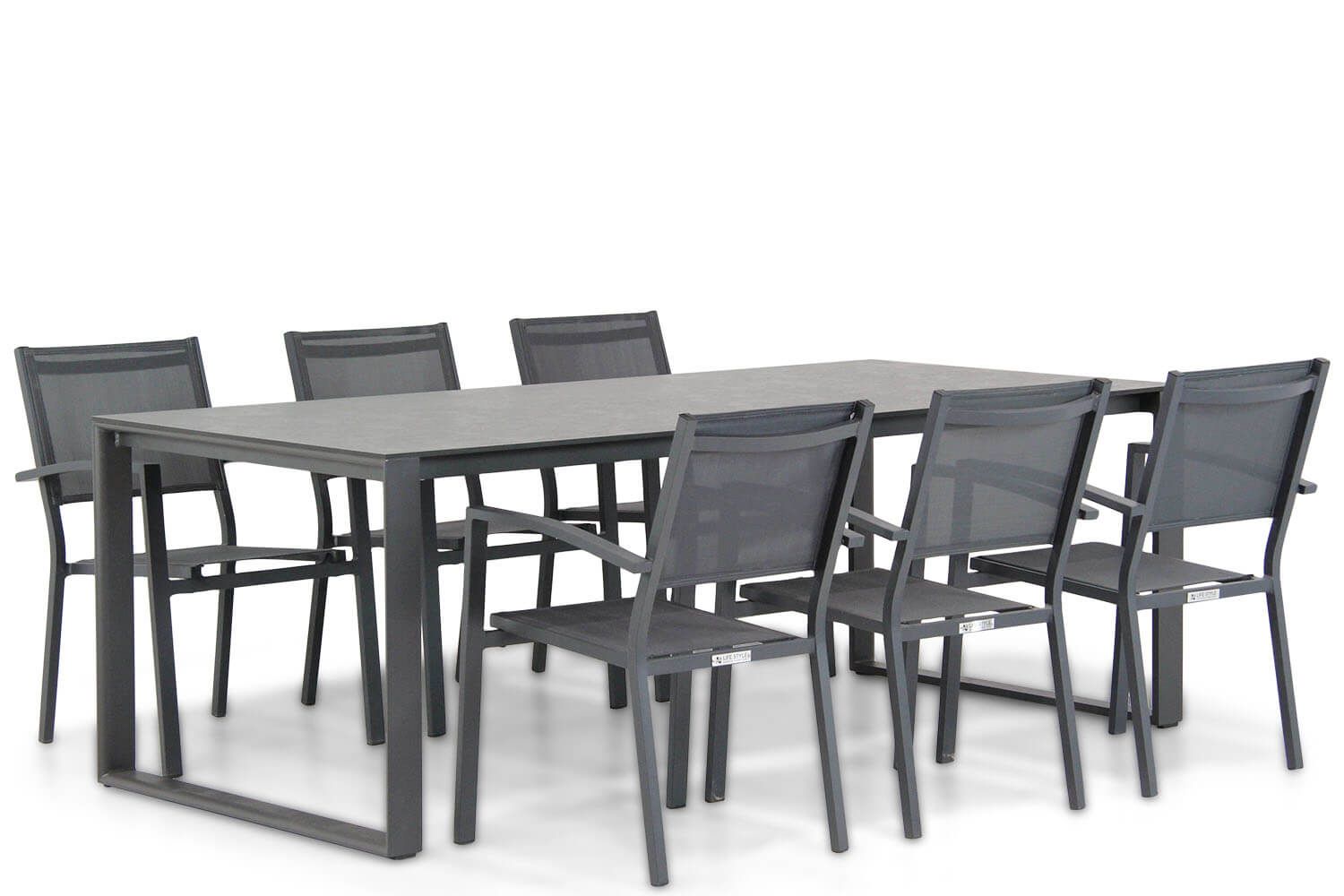 Lifestyle Amarilla/Zaga 220 cm dining tuinset 7-delig thumbnail