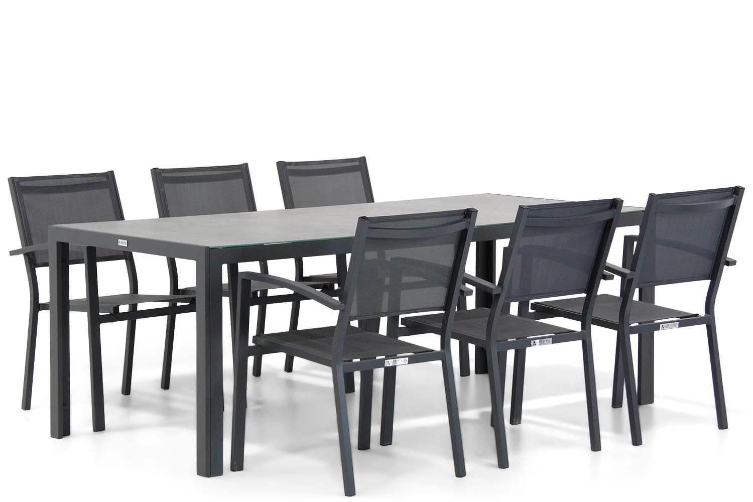 Lifestyle Amarilla/Varano 210 cm dining tuinset 7-delig thumbnail