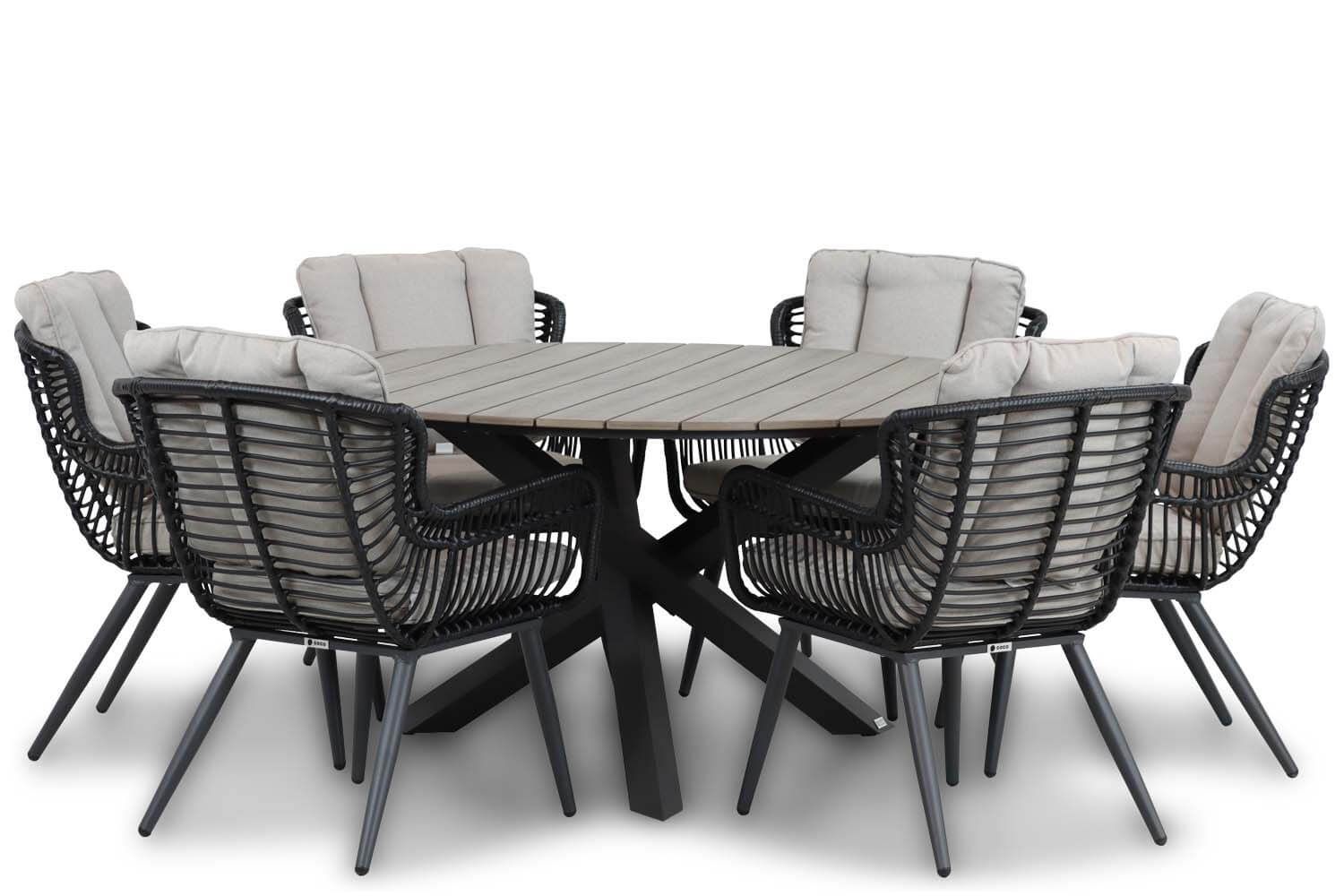 Coco Azzano/Ancona 150 cm dining tuinset 7-delig thumbnail