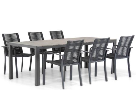 Santika Annisa/Young 217 cm dining tuinset 7-delig