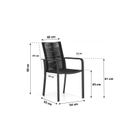 Santika Annisa/Forest 240 cm dining tuinset 5-delig thumbnail
