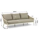 Apple Bee Milou stoel-bank loungeset 4-delig thumbnail