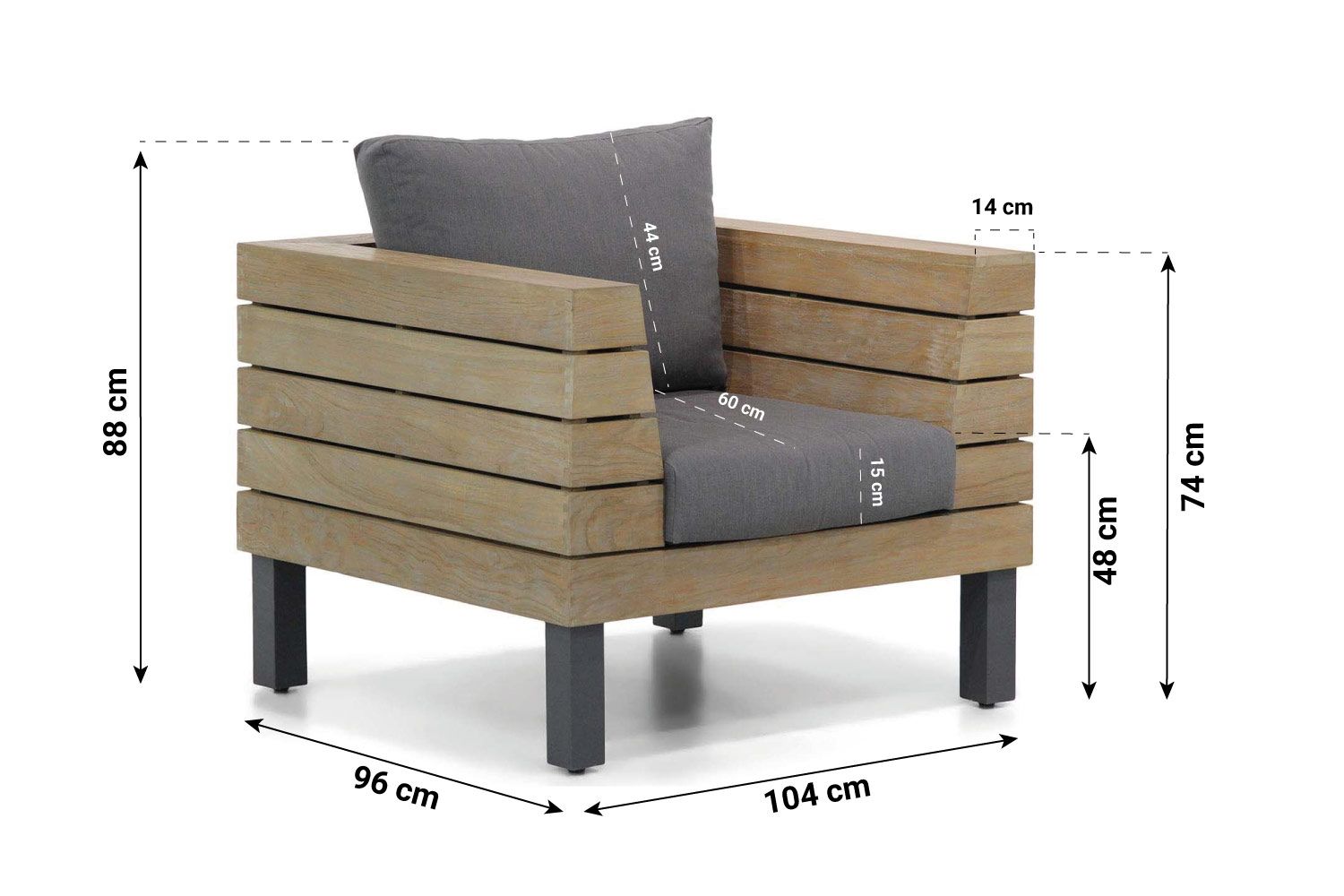 Lifestyle Atlantic lounge tuinstoel