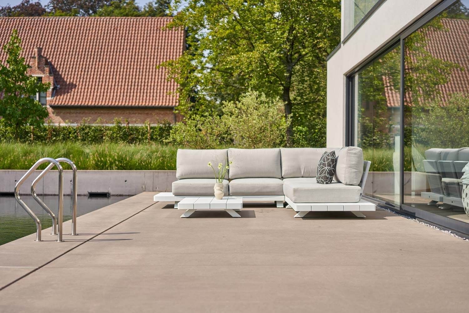Santika Attico hoek loungeset 3-delig